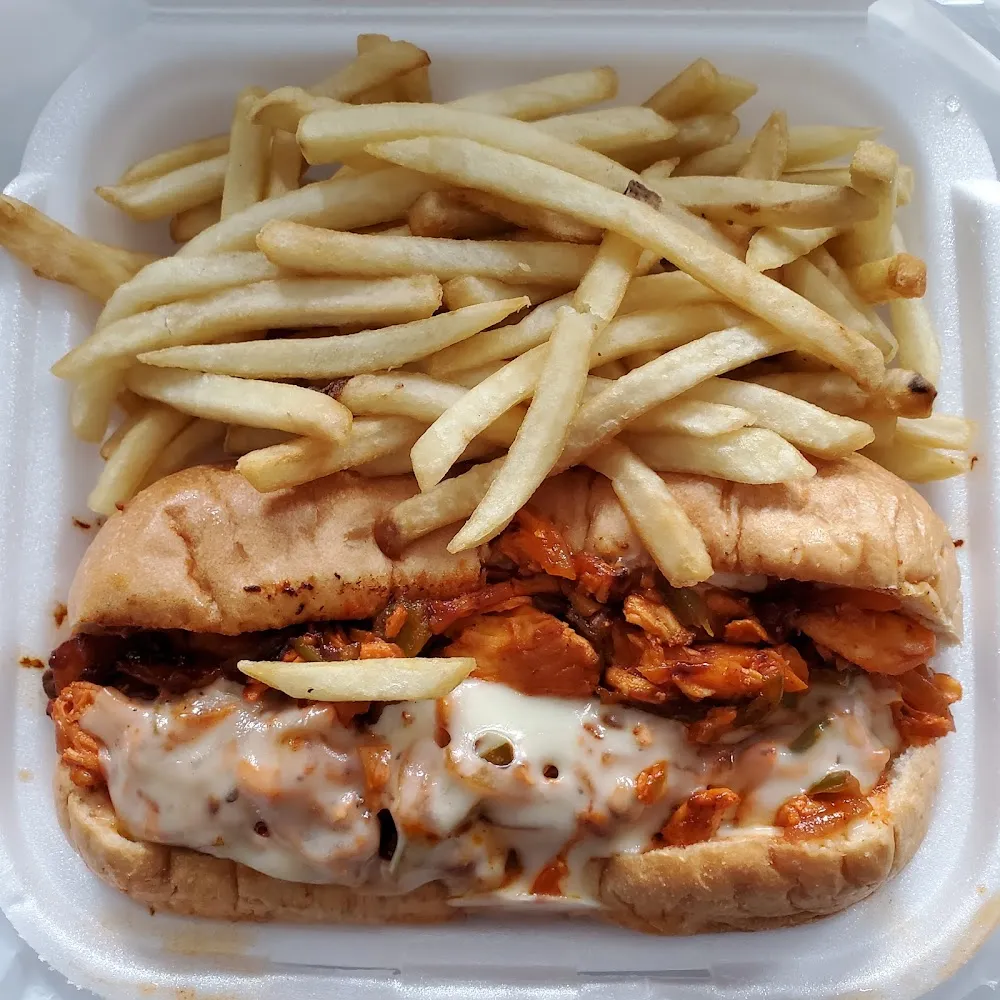 Buffalo Chicken Philly Sandwhich